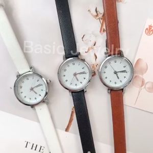 Đồng Hồ Nữ Chính Hãng Ulzzang DH09 Dây Da Đeo Tay Thời Trang Mặt Số Tròn Nhỏ Dễ Thương Basic Jewelry DH09