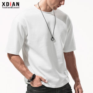 The Ultimate Guide to Solid Color Men's Clothing: Cotton Loose Half Sleeve Shirts & Pure White Short-Sleeved T-shirts