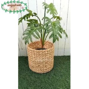 Pohon Artificial Jari Philo X7 Latex Pot Dasar Cover Pot Eceng Gondok Pajangan Ruang Tamu