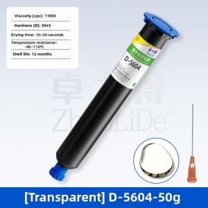 ZHUOLIDE | Heat Resistant Quick Drying Transparent UV Curing Adhesive