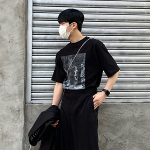 DAVID&ME | Retro Patterned Breathable Loose T-Shirts