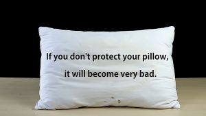2 PCS Waterproof Throw Pillowcase 20 Inches X 30 Inches Bed Pillow Cover with Zipper Pillow Protector Navy Blue / White / Grey / Black/ Blue/Coffee Color