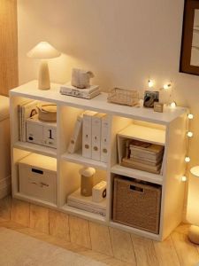 ZHUOHE | Ins Style White Grid Shelving Unit