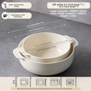SIYUE | Large Eared Soup Noodles Bowl