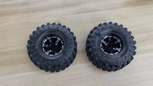 RED SPIDER 4 CNC Nhôm 1.3 Inch Beadlock Bánh Xe Có Lốp Cho Tỷ Lệ 1/18 Traxxas TRX4M Trục SCX24 FCX24 FCX24M RC Phụ Kiện Xe Hơi