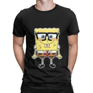 Hot Toys | Novelty Spongebob Squarepants Funny Crew Neck Gift Men Women Tee Adults Children Boy Gril Top Kids Parent Child Cotton T shirt