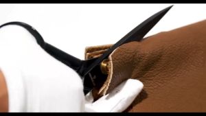 JLD Gunting kain jahit 8-11inch Gunting kain super tajam ori bahan baja hitam gunting serbaguna