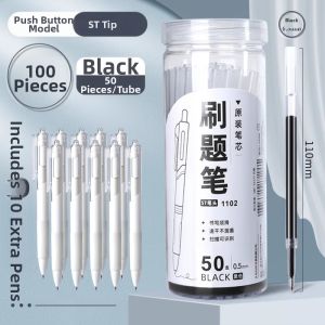 Click-type Quick Drying Smooth Writing Pen Refill 0.5mm