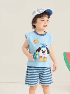 CUTEPANDAS | Bộ Quần Short Không Tay Thoáng Khí Nhẹ