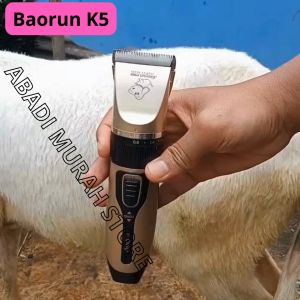 COD BaoRun Alat Cukur Elektrik Bulu Hewan Pet Rechargeable K5 / Mesin Cukur Domba Baorun K5 / Alat Cukur Domba Baorun Super Tajam