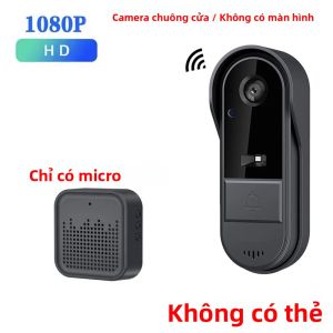 Camera Chuông Cửa Không Dây Wifi 1080P Với Màn Hình IPS 4.3 Inch Chống Nước Chuông Cửa An Ninh Gia Đình Với Tầm Nhìn Ban Đêm Hồng Ngoại Video Intercom