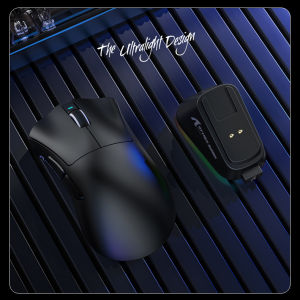ATTACK SHARK | ATTACK SHARK V3Pro Wireless Tri-Mode Gaming Mouse(2.4G/BT/Wired) PAW3311 25000DPI 65g Lightweight Magnetic RGB Charging Dock