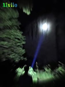2.0 Handheld Searchlight Flashlight Rechargeable 30W COB Side Light White Red Warning Light Portable Spotlight Outdoor Emergency