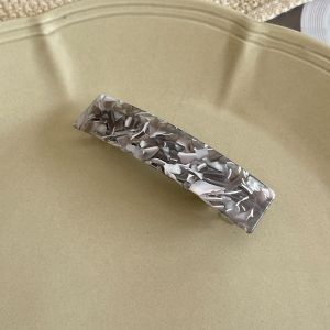 Elegant Long Rectangle Acetate Spring Hair Clip Womens Back of Head Half up Low Ponytail 2024 New Style High-End Feeling