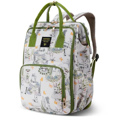 Sunveno Stylish Diaper Bag Mommy Backpack Multifunction Travel BackPack Maternity Baby Changing Bags Large Capacity Waterproof