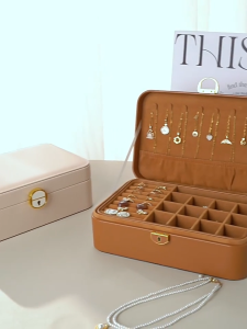 GTE Multilayer Jewelry Box Compartments Exquisite Anti Oxidation Jewelry Box Necklace Ring Accessories Kotak Barang Kemas - Fulfilled by GTE