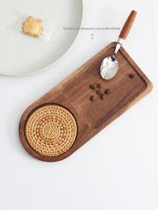 Vintage Storage Tray Wooden Serving