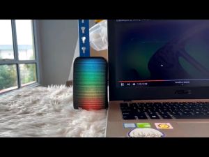 Speaker Komputer/Laptop Kisonli X17 RGB Light Colorful Volume Control 2.0 - KMS