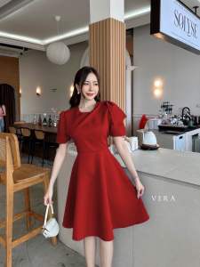 Sherlyn Dress เดรสออกงานโบว์ข้าง ลุคลูกคุณณมาก ป้ายVera