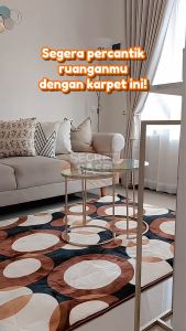 (140x190cm) KARPET COSMO - Karpet Malaysia Kamar Bulu / Karpet Busa Lantai Aesthetic