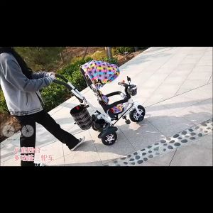 IORA Magic Stroller Baby Tricycle kids Multifunction Stroller Baby Basikal Budak Kanak 2 Tahun Bicycle Kids With Handle