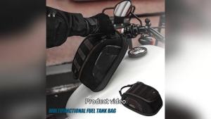 Expandable Universal Iron Material Magnetic Tank Bag Motorcycle Tank Bag Travel Front Bag Handbag Toolkit Front Bag