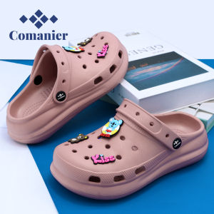 Comanier Sandal Kodok Wanita Slip On Fuji Sandal Baim Cewek Slope Wedges Platform