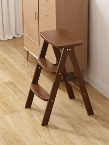 เก้าอี้+บันได ใช้งานได้หลายที่ ประหยัดพื้นที่ ทนทาน สินค้าทำจากไม้ไผ่คุณภาพสูง [ปรับได้ 2 ทาง] พับได้