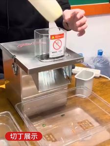 All in one Commercial Stainless Steel Dicing Machine Dadu cutter Carik potong Kentang Dadu