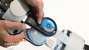 HR-ไม้เท้าค้ำยันคู่ แบบปรับระดับได้ สำหรับพยุง อุปกรณ์ช่วยพยุงเดิน เหมาะสำหรับ ผู้ป่วย หรือ ผู้สูงอายุที่มีปัญหาในการเดิน/อุปกรณ์พยุงเข่า ปรับองศาได้ 0-120องศา ความยาวปรับได้52-65cm ชุดป้องกันฟื้นฟูกระดูกหัก