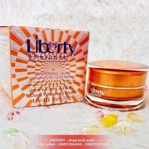 Kem dưỡng trắng da mờ nám LIBERTY cam phục hồ lão hoá da 30g - HX2093