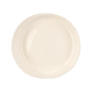 MODERN SWEETHOME | Luxury White Porcelain Deep Plate