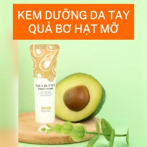 Kem Dưỡng Da Tay LAIKOU Shea Butter Hand Cream Chiết Xuất Quả Bơ Tuýp 30g – Nuôi Dưỡng Da Tay Sáng Mịn Màng Chống Khô Da Săn Chắc Da