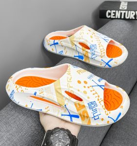 รองเท้าแตะชายหาดกันลื่นทนทานสำหรับผู้ชาย ฤดูร้อน 2023 รองเท้าแตะชายหาดแบบสวมสบาย EVA สวมใส่สบาย รองเท้าแตะแบบสวมสบายสำหรับกลางแจ้ง