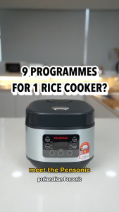 Pensonic Digital Rice Cooker (1.5L) | 9 Program with LED Display |  PSR-1500D
