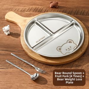 Weight Loss Sectioned Meal Plate