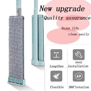 360 Rotation Flat Mop Floor Cleaning Microfiber Squeeze Mop Floor Clean Automatic Dehydration
