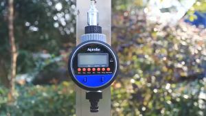 วาล์วตั้งเวลาเปิด-ปิดน้ําอัตโนมัติ8โปรแกรม ทนทาน ใช้งานง่าย เพื่อต้นไม้ที่คุณรัก Aqualin Ball Valve Water Timer Garden