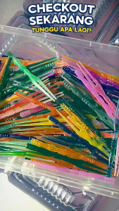 Pack Isi 24 Pcs/Garpu Kue/Garpu Buah/ Garpu Plastik Kristal/Garpu Kecil