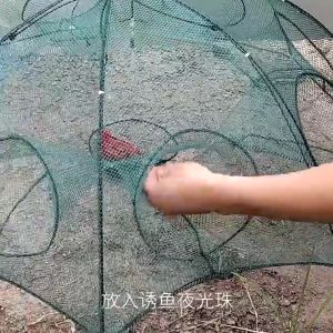 🔥ที่ดักกุ้ง ดักปลา 4 6 8 10ช่อง มุ้งกุ้งฝอย ที่ฝอย อุปกรณ์ตก ตาข่ายปลา กระชัง อาหารปลา พับเก็บได้