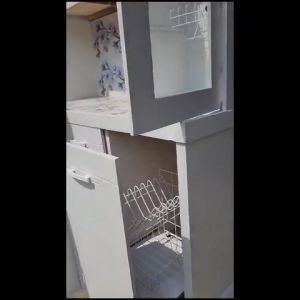 Lemari Sayur 3 Pintu / Lemari Piring / Rak Dapur Termurah Gendong