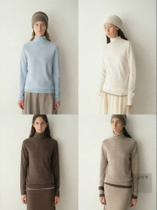 INSIS FEMME | Merino Wool Turtleneck Knitted Top
