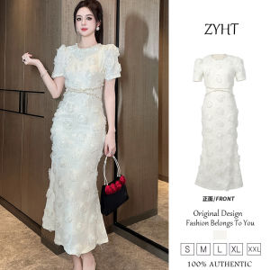 Zyht của phụ nữ ăn mặc Đầm trắng hip-Gói Bộ váy ăn mặc Đầm công sở lxury Dresses ĐẦM CƯỚI tham dự Dresses VÁY DỰ TIỆC váy dạ hội 21647