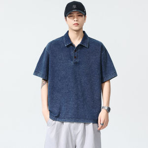TUCANO | Retro Denim Casual Thin Polo Shirt for Men