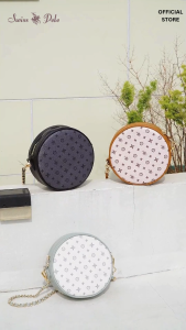 Swiss Polo LADIES MONOGRAM Chain Sling Bag - Multi Colour HNG 225