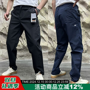 Quần Dài Nam Ống Đứng Thường Ngày Mùa Xuân 2025 Quần Dài Thoải Mái Thoáng Khí Lưới Nhẹ Rộng Rãi Cho Cặp Đôi Quần Dài Thường Ngày