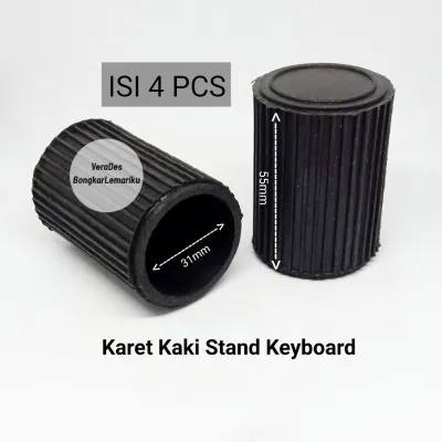 (4 PCS) Karet Kaki Stand Keyboard