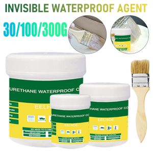 Waterproof Coating Sealant Agent Toilet Anti-Leak Glue Coat Polyurethane Glue with Brush 30/100/300g for Roof Bathroom