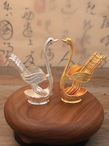 Mi.more Tempat Sendok Garpu Set(7Pcs) Cutlery Angsa Holder Wadah Peralatan Makan Mewah Estetik