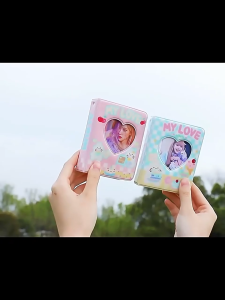 ⚡พร้อมส่ง⚡อัลบั้มรูปภาพ PVC สไตล์เกาหลี 3 นิ้ว 40 ช่อง สําหรับใส่โฟโต้การ์ด ไอดอล น้อย Maberry Collect book